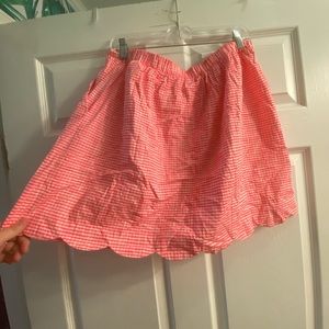 Lilly Pulitzer xl scallop skirt